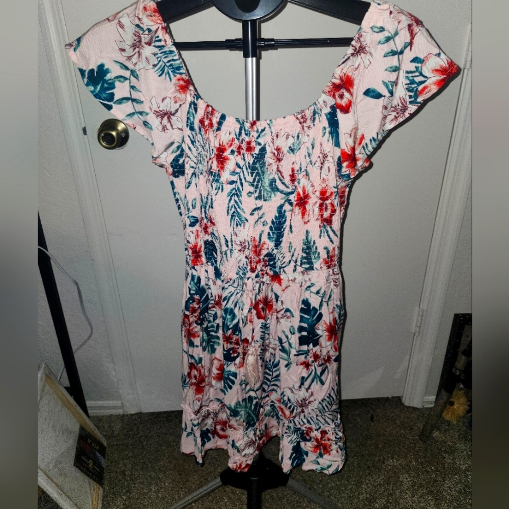 Band of Gypsies Floral Mini Dress